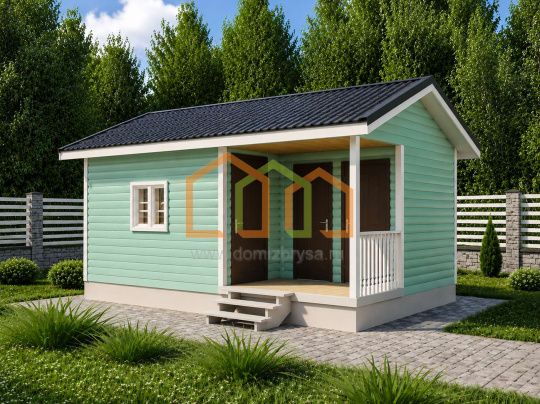 Брусовой садовый домик Дубок (Б)